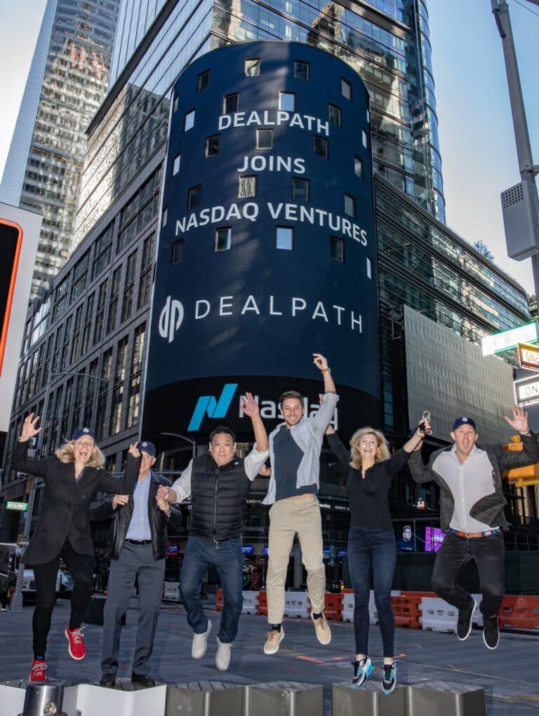 Dealpath Team in Times Square for NASDAQ announcement